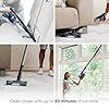 Shark | Pet Cordless Vacuum Cleaner | LED Headlights | Removable Handheld Vacuum for Pet Hair | Crevice Tool & Pet Multi-Tool Included | 40min Runtime | For Carpet & Hard Floors | Grey | IX141