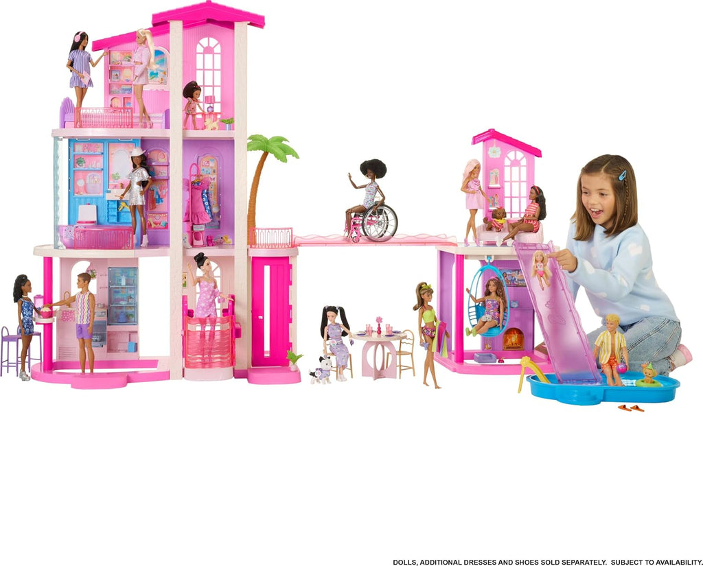 Barbie Dreamhouse Dollhouse Playset and Themed Accessories, New for 2026 Model