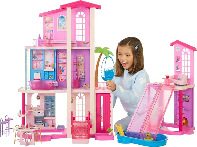 Barbie Dreamhouse Dollhouse Playset and Themed Accessories, New for 2026 Model