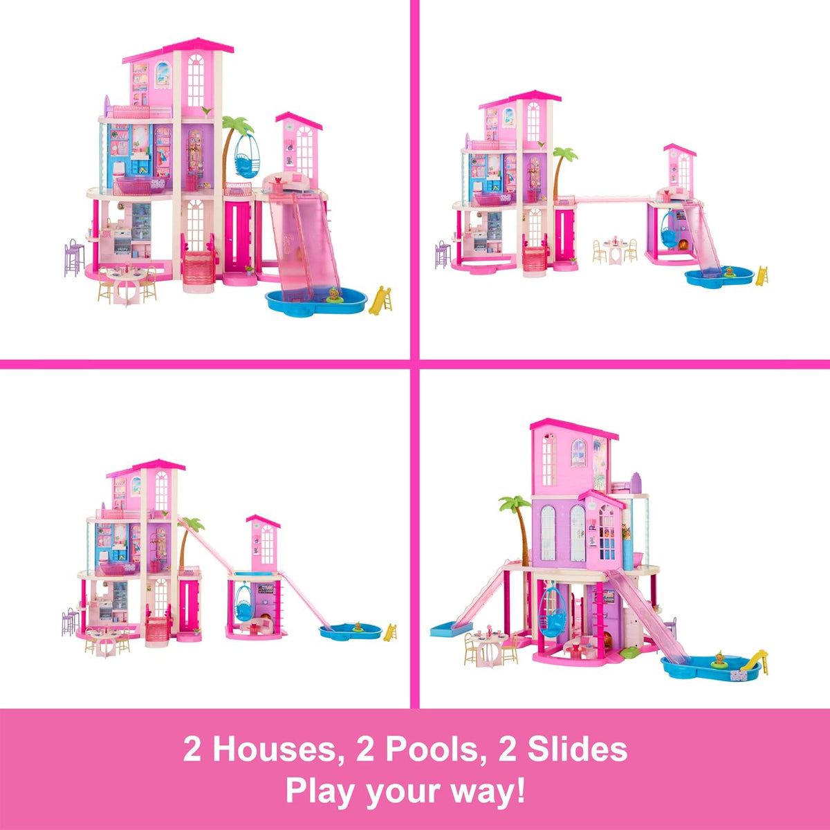 Barbie Dreamhouse Dollhouse Playset and Themed Accessories, New for 2026 Model