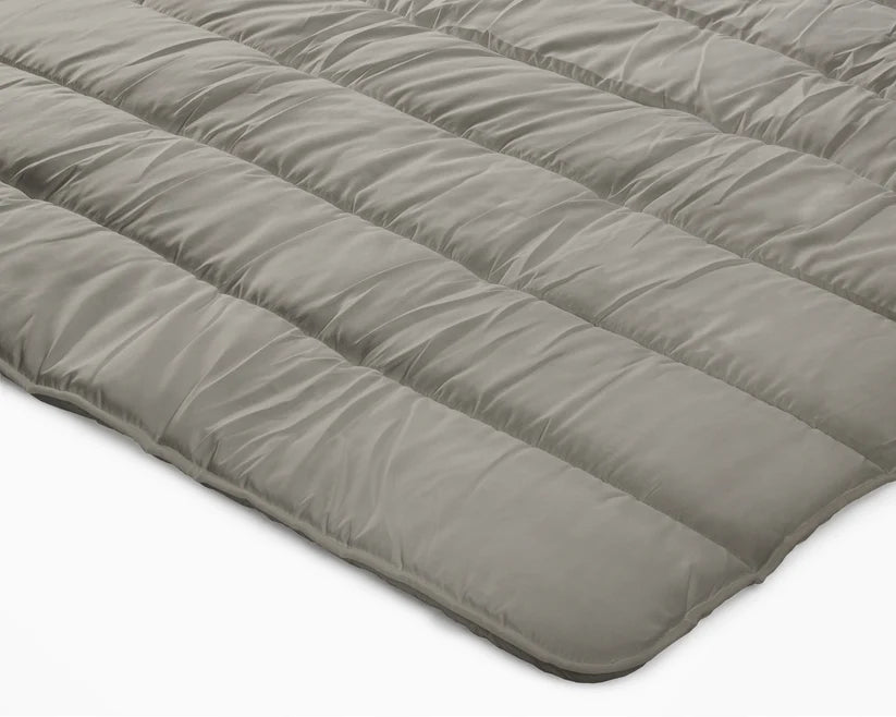 2 für 1 deals - Waschbare Bettdecke ohne Bezug - 135x200cm - Zelesta Everyday Uni Bettdecke - Zartes Grau - 2-in-1-Bettdecke