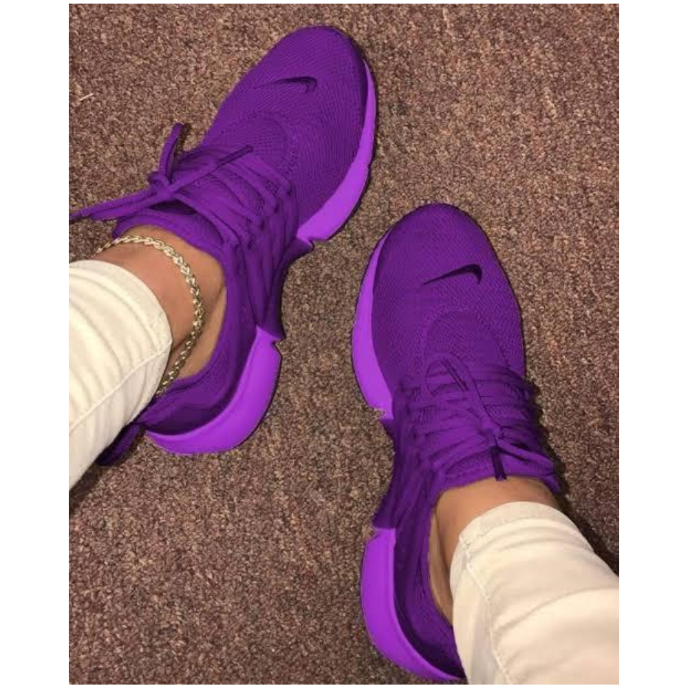 The Purple Customized jogging & basketball Sneakers For You