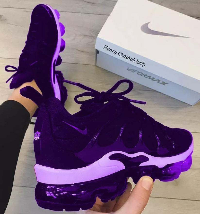 The Customized Purple Dark Vapormax Sneakers
