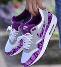The Customized Air Max Purple sneakers