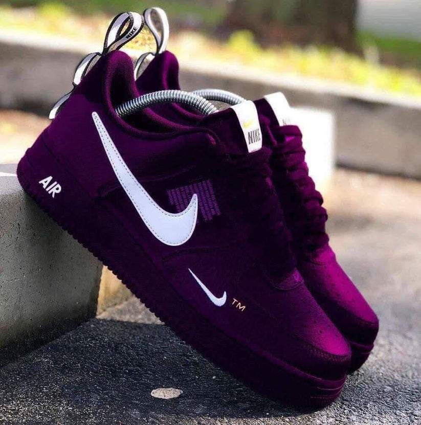 The Purple Custom Sneakers Air Force 1