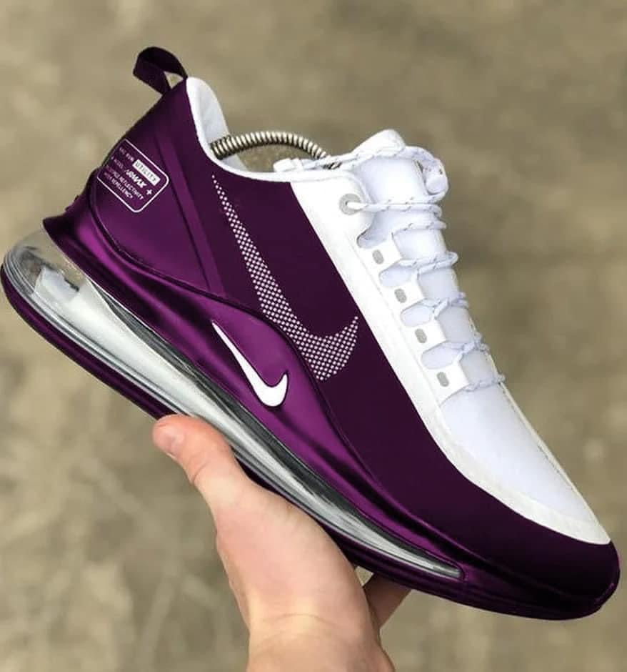 The Customized Air Max Purple sneakers
