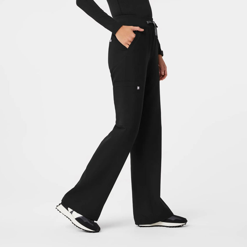 FIGS Womens Isabel High-Rise Wide-Leg Scrub Pant