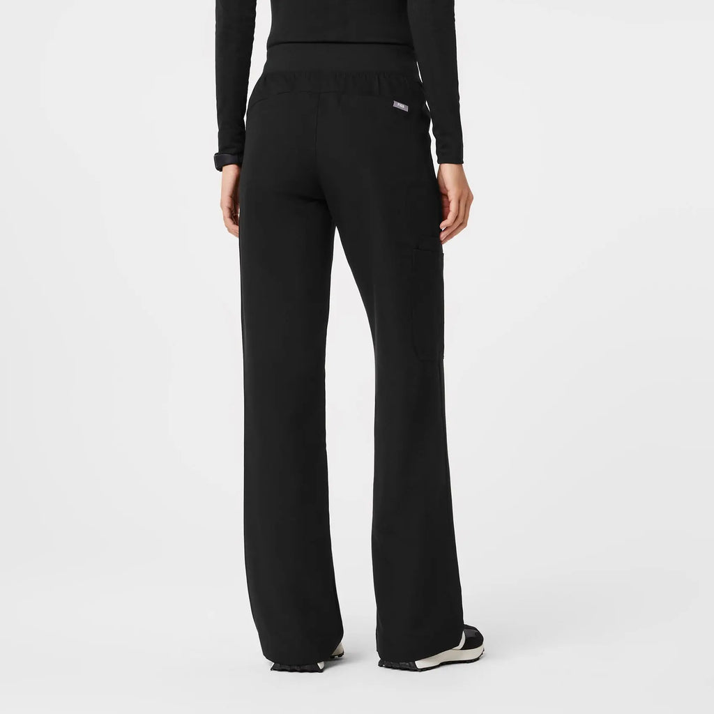 FIGS Womens Isabel High-Rise Wide-Leg Scrub Pant