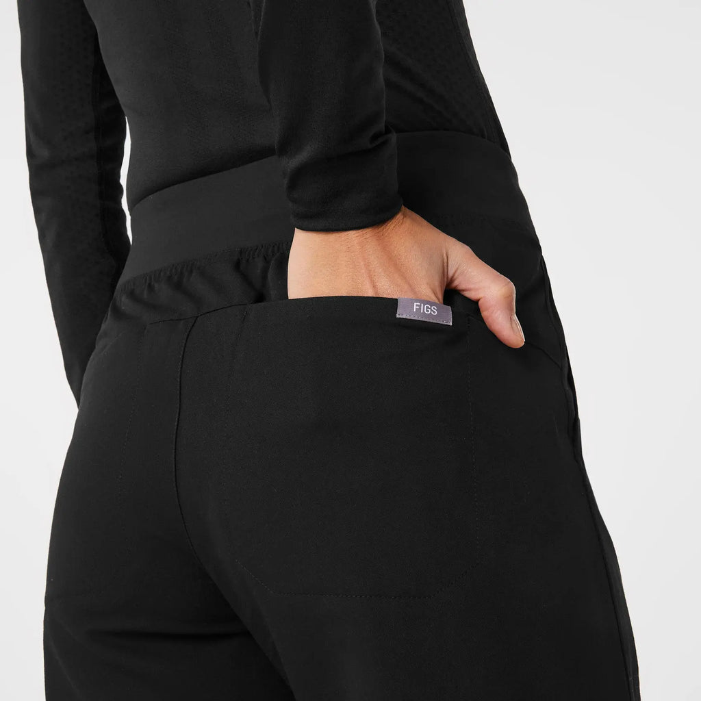 FIGS Womens Isabel High-Rise Wide-Leg Scrub Pant