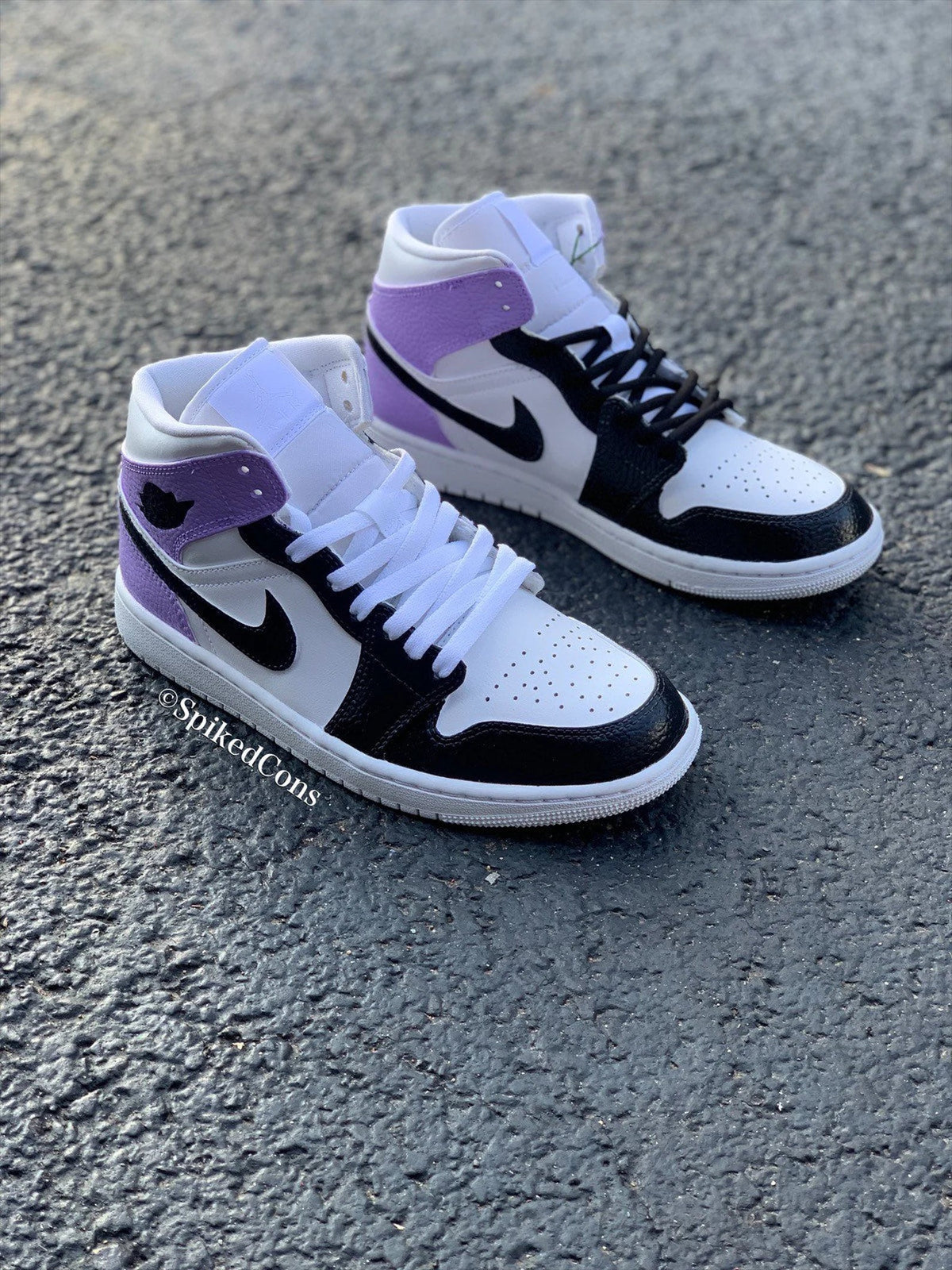 Custom Purple Black White J1-Ready To Ship