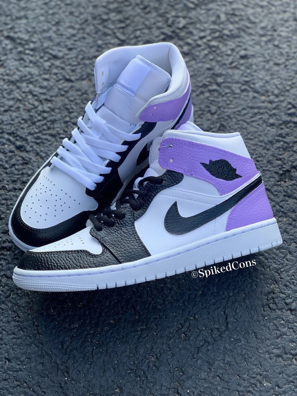 Custom Purple Black White J1-Ready To Ship
