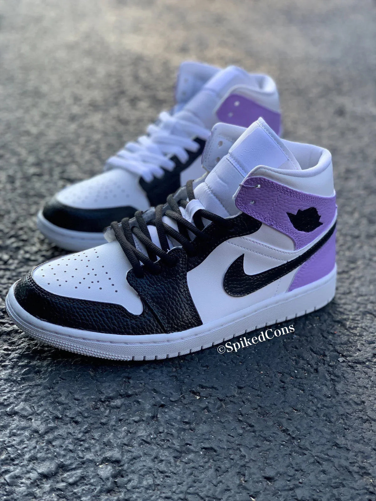 Custom Purple Black White J1-Ready To Ship