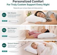 Nuzzle Side Sleeper Pillow – Cradles Head and Keeps Spine Aligned