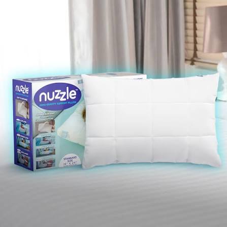 Nuzzle Side Sleeper Pillow – Cradles Head and Keeps Spine Aligned