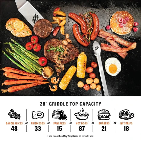 28" Griddle with Hard Cover