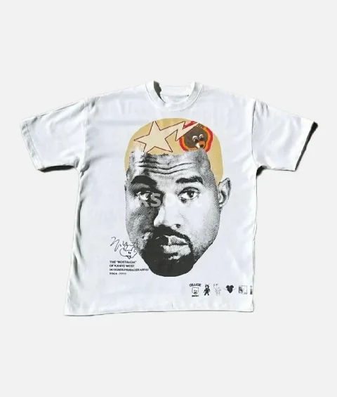 Buy Billionaire Studios Celebritie Face Tee - Authentic White