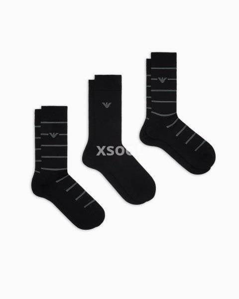 Buy ASV Pattern Mix Sock 3-Pack | Curated Streetwear Crew Socks for Everyday Style