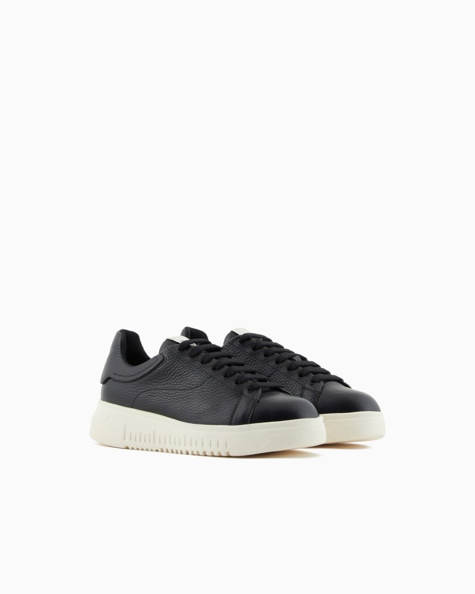 Buy Premium Tumbled Leather Sneakers - Minimalist & Durable