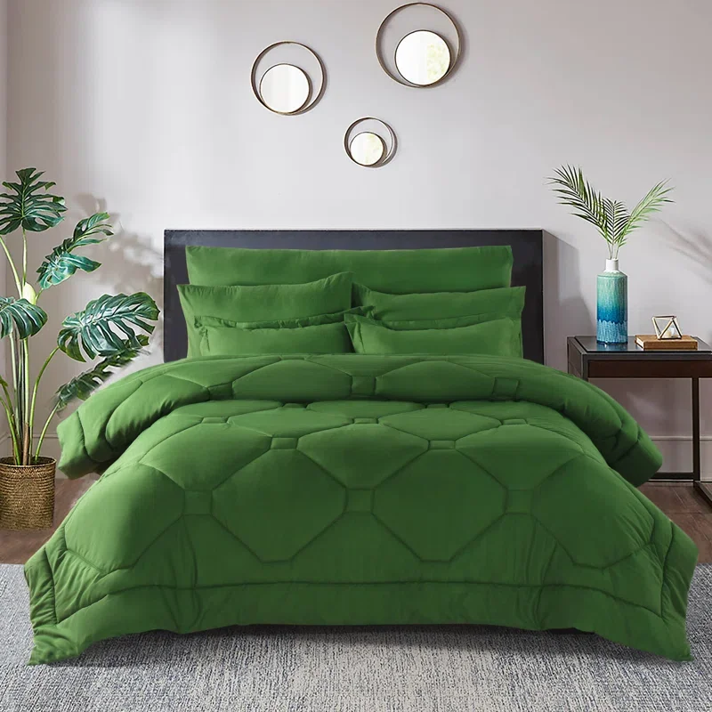 Buy 8-Piece Modern Comforter Set with Sheets Bed-in-a-Bag | Complete All-Season Bedroom Bedding Collection