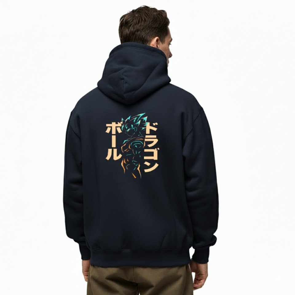 Buy Men's High Quality Imported Casual Pullover Hoodie Online | Premium Black Oversized Hoodie