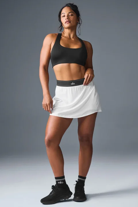 Alo Yoga Match Point Tennis Skirt | Women's Athletic Tennis Skort for Performance and Everyday Activewear
