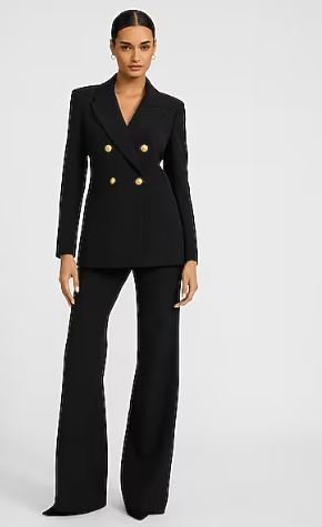 Buy Express Editor High-Waisted Flare Trousers | Elegant Women's Office and Business Casual Pants