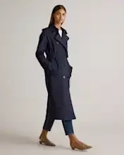 Buy Quince Mac Coat | Timeless Minimalist Women's Trench Coat for Elegant Everyday Style