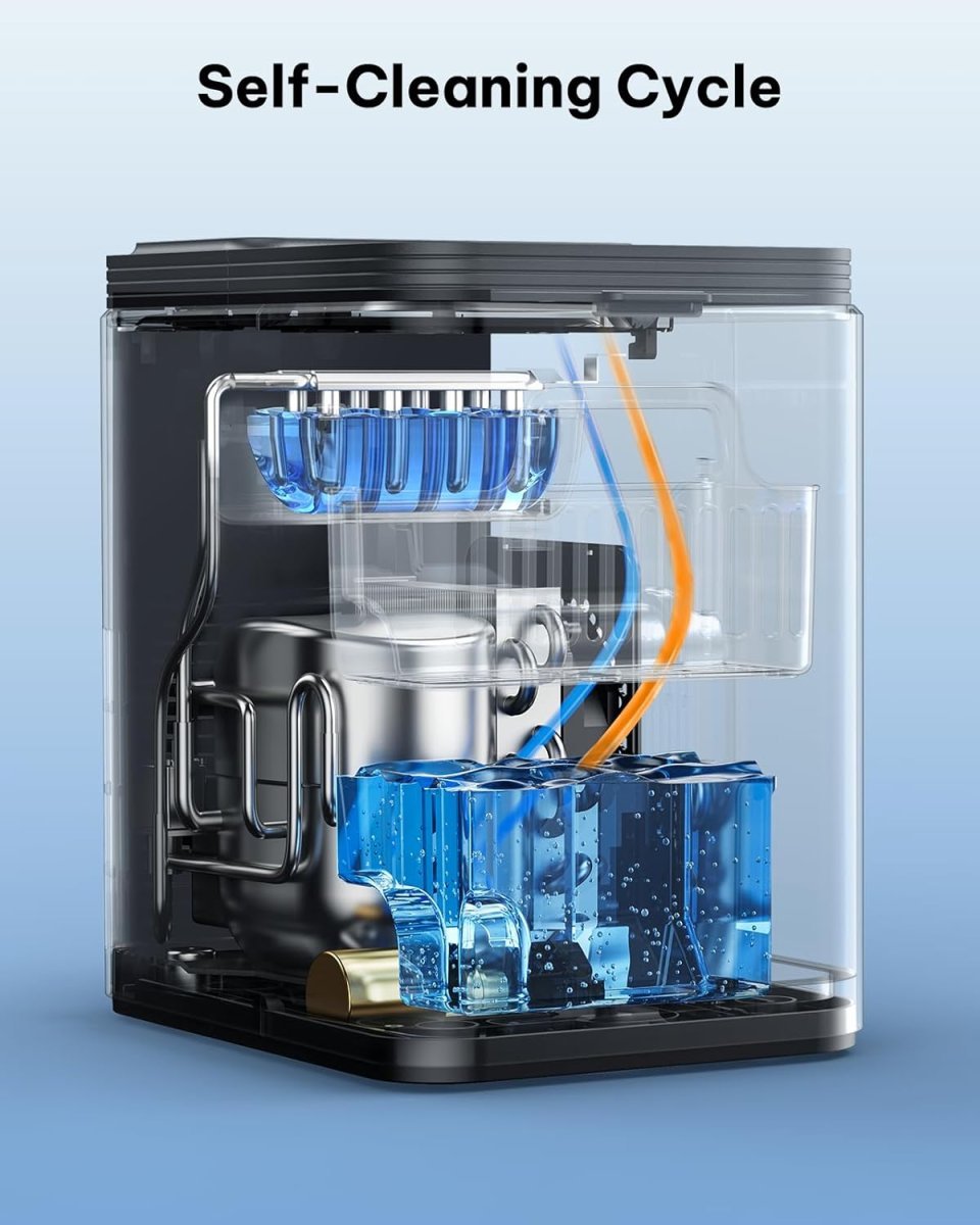 Buy Silonn Countertop Ice Maker Online | Fast 26.5 lbs/24H Bullet Ice Machine for Home & Office