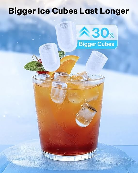 Buy Silonn Countertop Ice Maker Online | Fast 26.5 lbs/24H Bullet Ice Machine for Home & Office