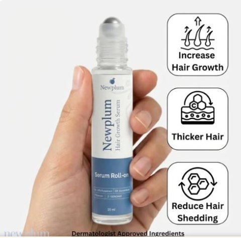 Buy Newplum Advanced Hair Growth Roll-On Serum Online