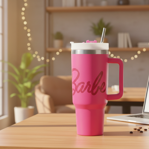 Buy Master Barbie Tumbler Pink Online | Stylish Durable Leak-Proof Drinkware for Everyday Hydration