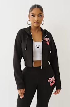Buy Cherry Shrunken Zip Up Hoodie Online | Premium Everyday Comfort Zip Hoodie