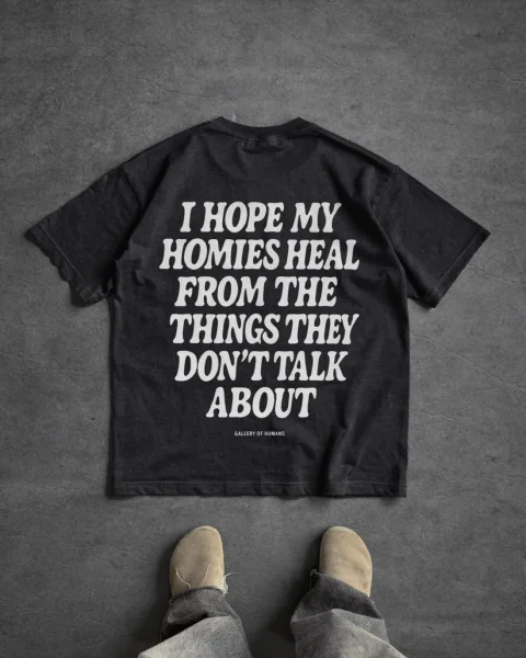 Buy "Healing the Homies" Heavyweight Tee | Premium Oversized Graphic T-Shirt for Streetwear and Everyday Comfort