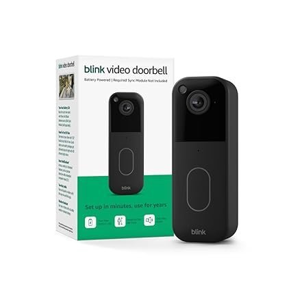 Blink Video Doorbell (Newest Model) | Wireless Smart Home Security