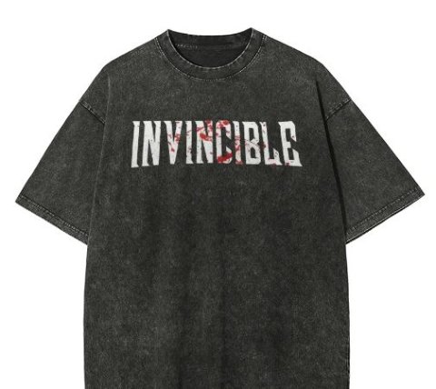 Buy Authentic Vintage Oversized T-Shirt Invincible Graphic Tee