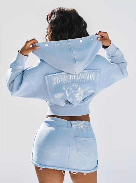 Buy Vintage Washed Embroidered Zip Hoodie Online | Premium Vintage Full Zip Comfort Hoodie