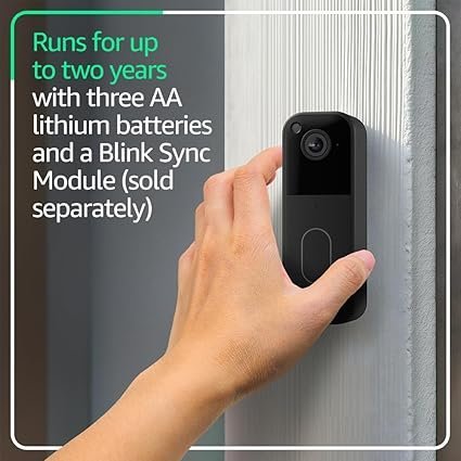 Blink Video Doorbell (Newest Model) | Wireless Smart Home Security