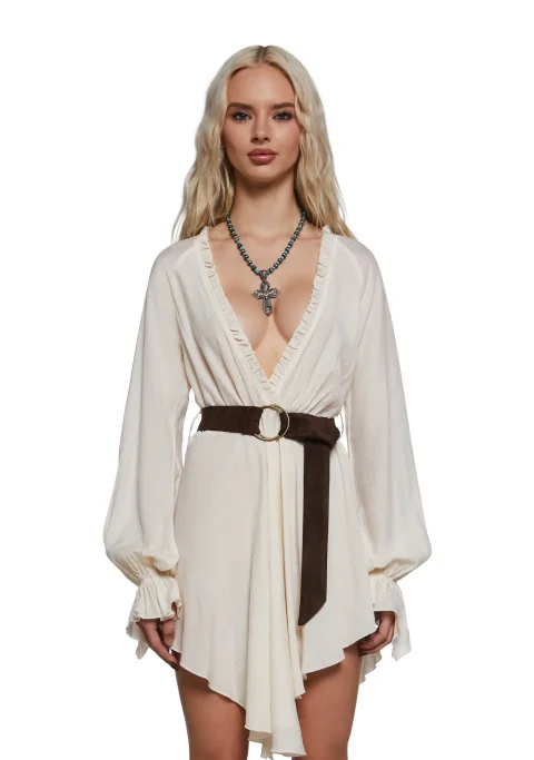 Buy Alana Frills Wrap Dress Online | Chic & Versatile Women's Ruffle Wrap Dress