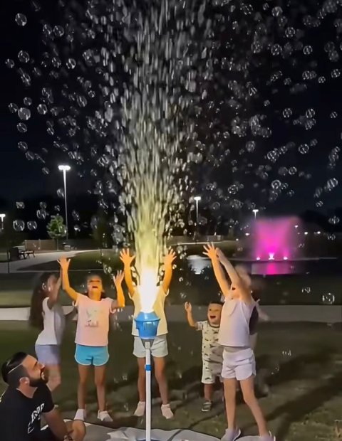 Buy LED Bubble Machine for Kids Online | Light-Up Automatic Bubble Maker for Parties & Outdoor Fun