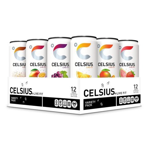CELSIUS Assorted Flavors Energy Drink Variety Pack 12 Pack | Functional Energy Drink for Fitness Focus and Active Lifestyles