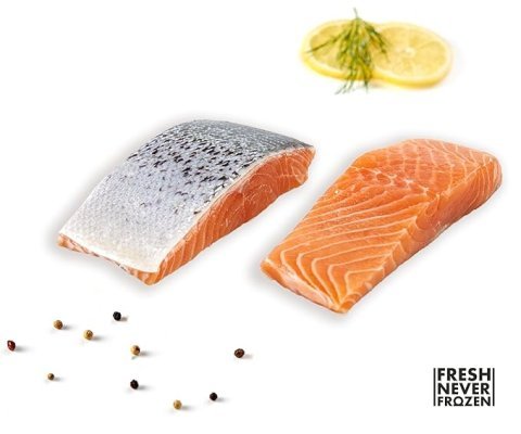Buy MOWI Atlantic Salmon 12oz Fresh Never Frozen | Premium Omega-3 Rich Salmon Portions for Healthy Family Meals