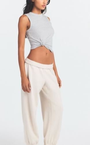 Cropped Jogger Pants | Premium High Rise Cropped Sweatpants for Everyday Comfort and Athleisure Style