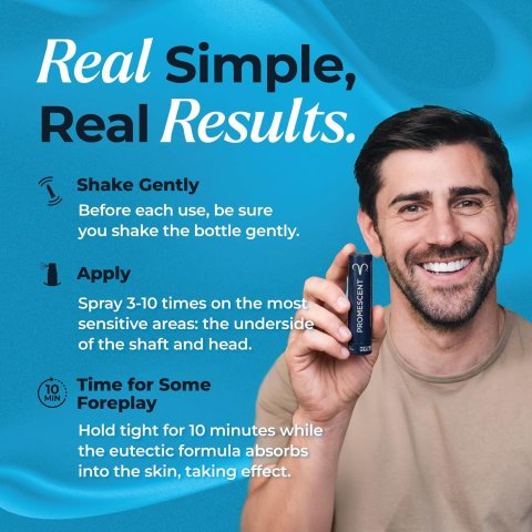 Buy Promescent Delay Spray for Men 2.6ml Online | Clinically Tested Desensitizing Spray to Help Men Last Longer