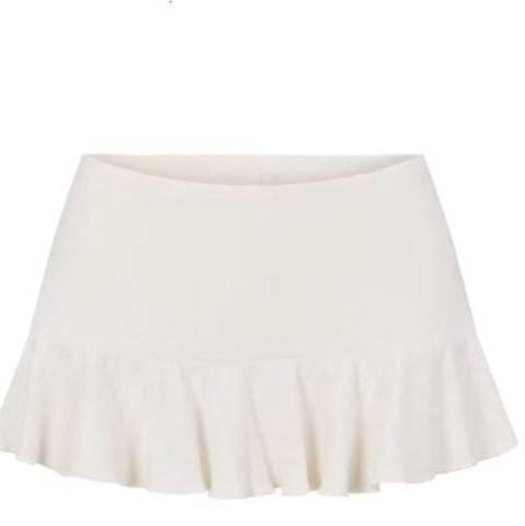 Buy Heavy Pointelle Mini Skort Marble Online | Women's Knit Mini Skort with Built-In Shorts