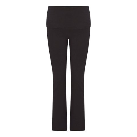 Buy Cotton Jersey Maternity Foldover Pants Light Heather Grey Online | Soft Pregnancy & Postpartum Lounge Pants