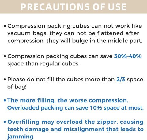 Buy BAGAIL Compression Packing Cubes Online | Expandable Travel Luggage Organizer Set (4, 6 & 8-Piece Options) - Black