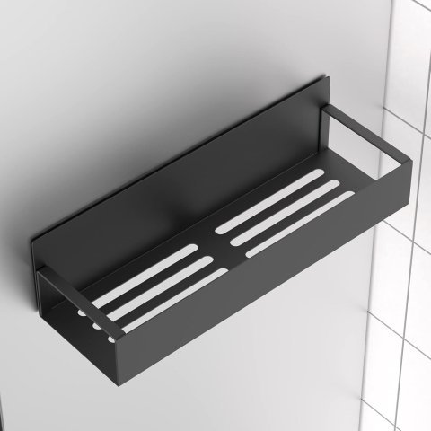 Buy Magnetic Spice Storage Rack Organizer for Refrigerator & Oven Online | Metal Kitchen Organizer Shelf - Black