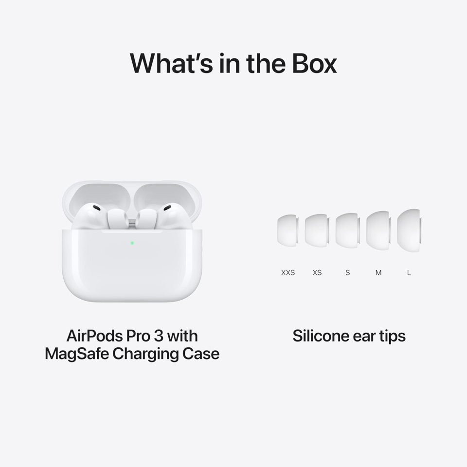 Buy Apple AirPods Pro 3 Wireless Earbuds Online | Active Noise Cancellation, Spatial Audio & USB-C Charging