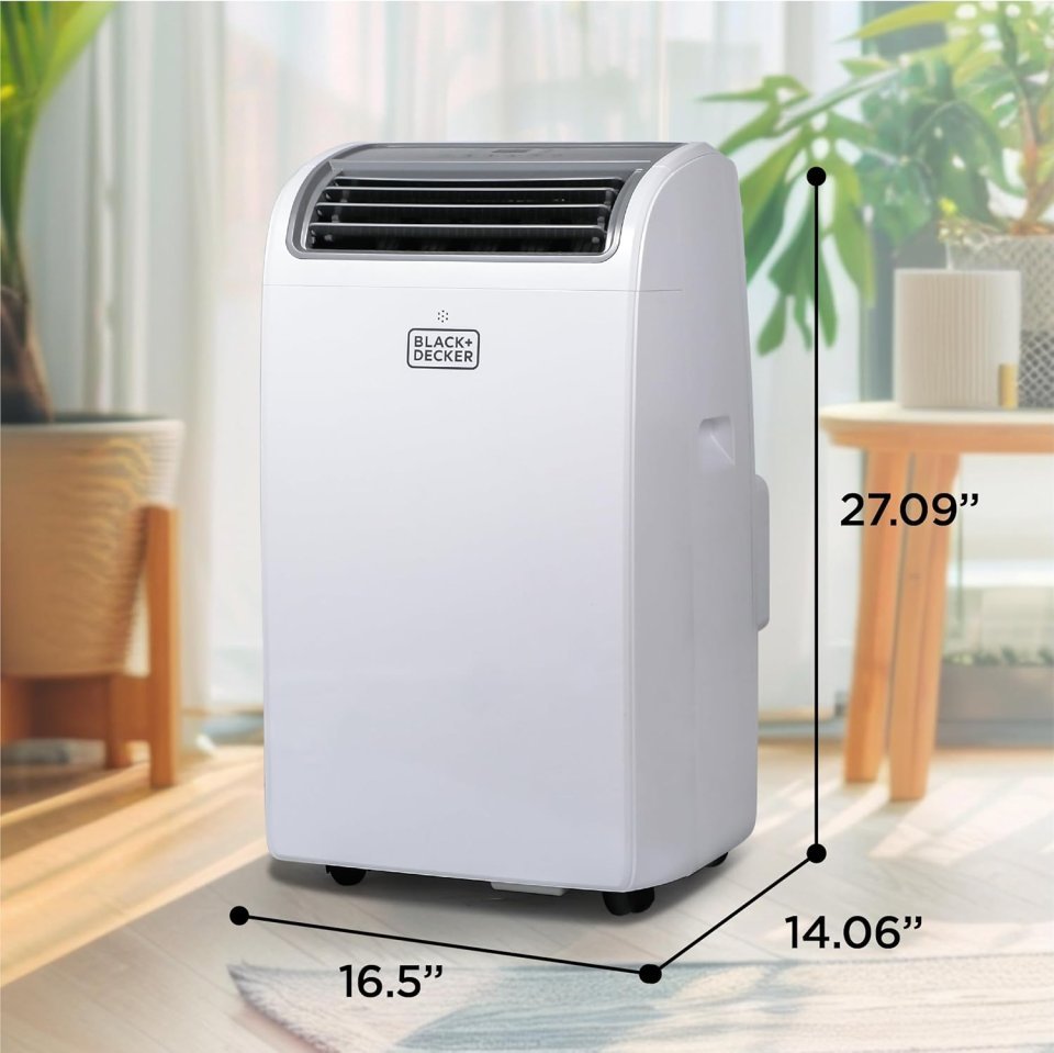 Buy BLACK+DECKER Smart Portable Air Conditioner 14,000 BTU Online | Wi-Fi Portable AC with Follow Me Remote for Rooms Up to 700 Sq. Ft. | White
