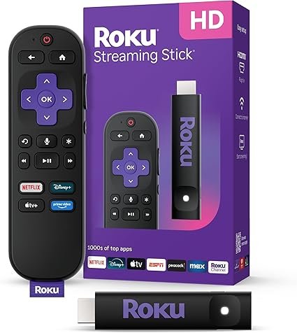 Buy Roku Streaming Stick HD Online | HD Streaming Device with Roku Voice Remote & Free Live TV